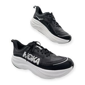 Hoka One One Skyflow Black White Road Running Training Sneakers Men’s Size 10